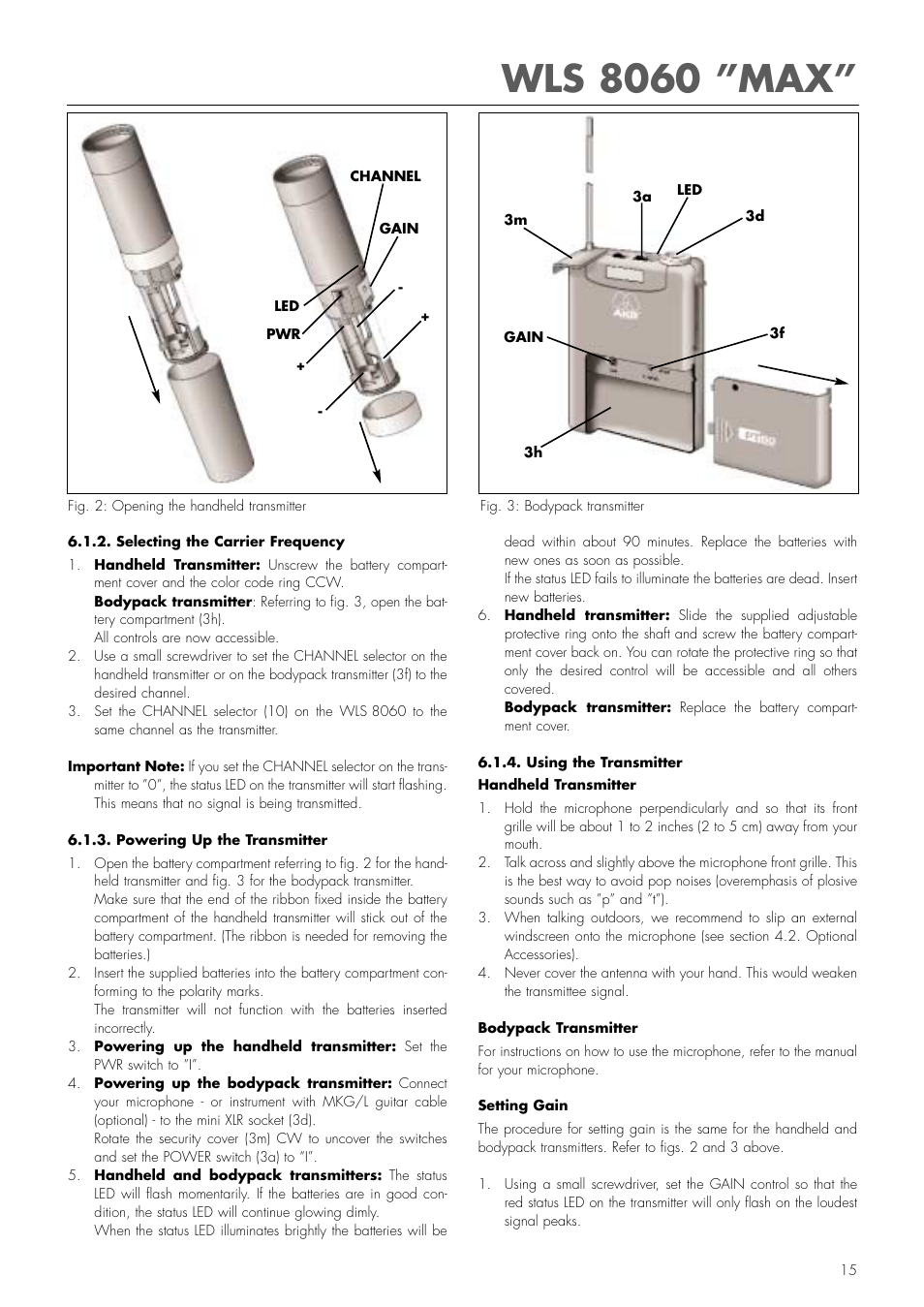 Wls 8060 ”max | AKG Acoustics WLS 8060 MAX User Manual | Page 7 / 12