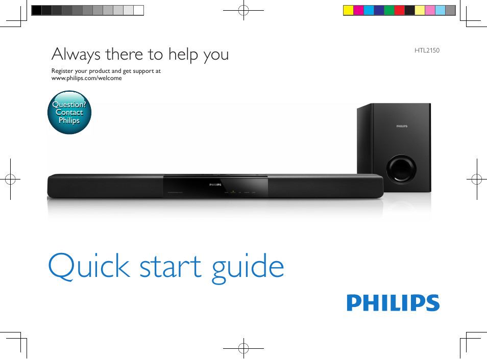 Philips Barre de son User Manual | 12 pages