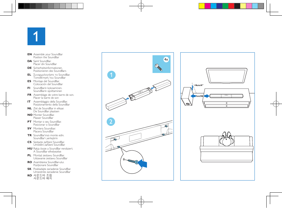 Philips Barre de son User Manual | Page 3 / 12