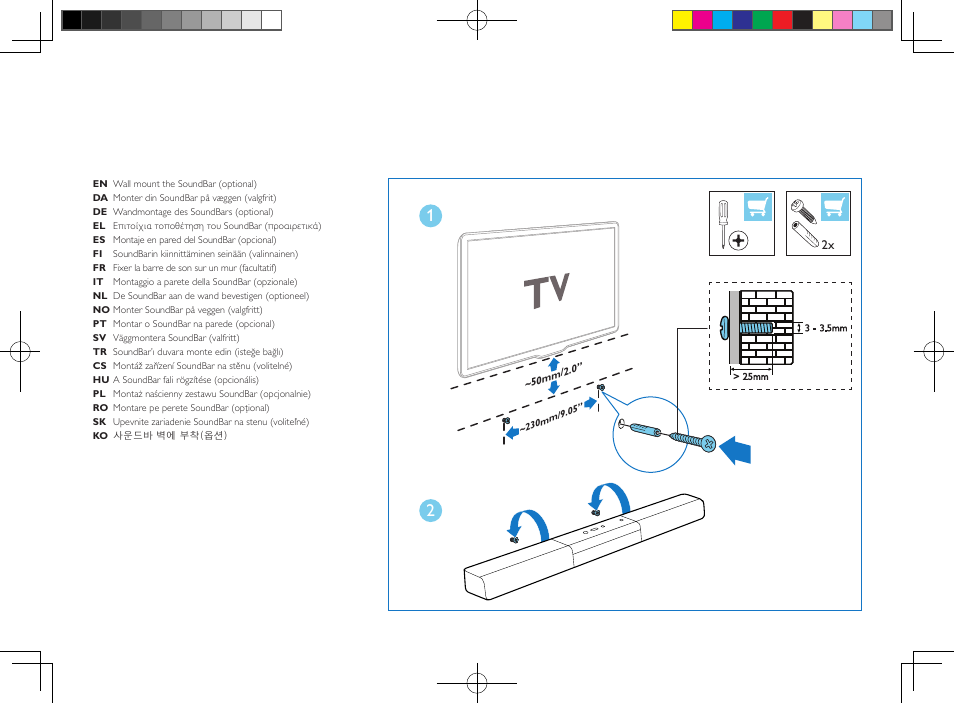 Philips Barre de son User Manual | Page 4 / 12