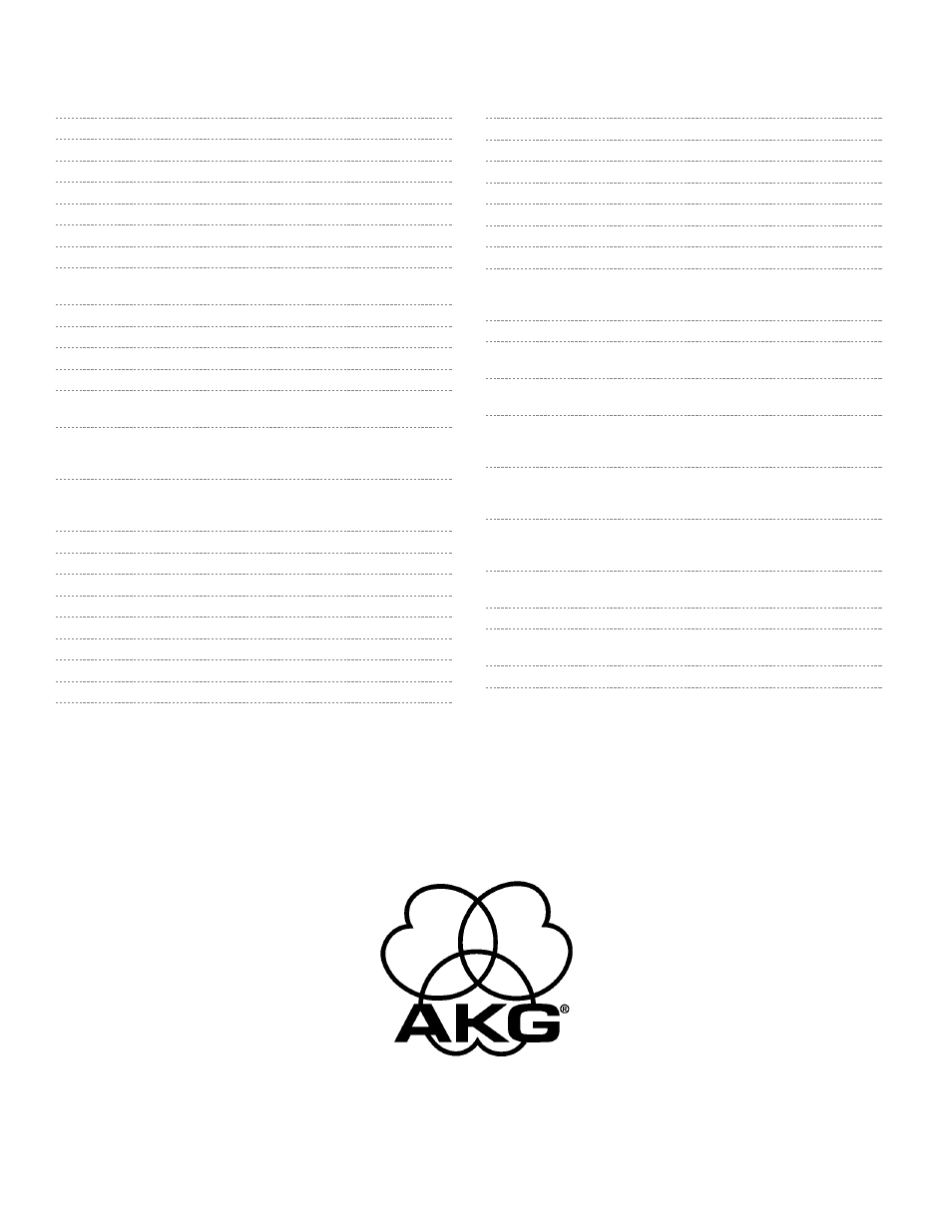 Specifications | AKG Acoustics WMS81 User Manual | Page 11 / 11