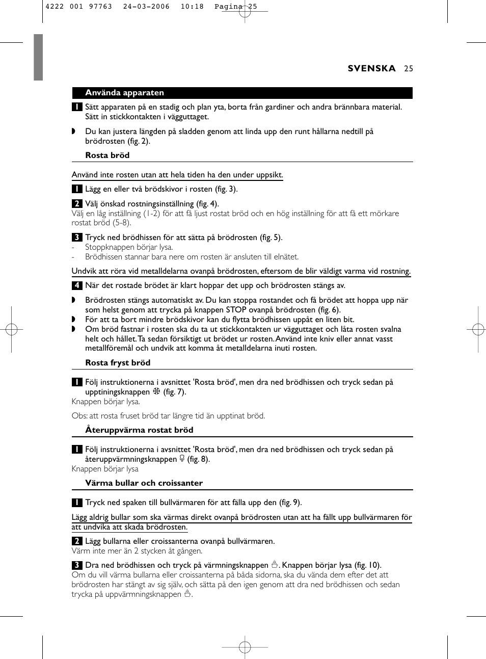 Philips Grille-pain User Manual | Page 25 / 44