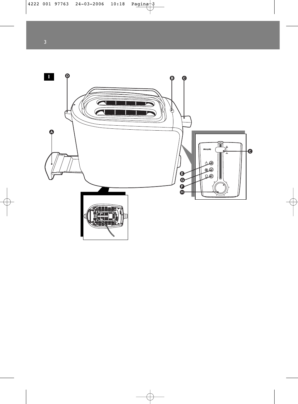 Philips Grille-pain User Manual | Page 3 / 44