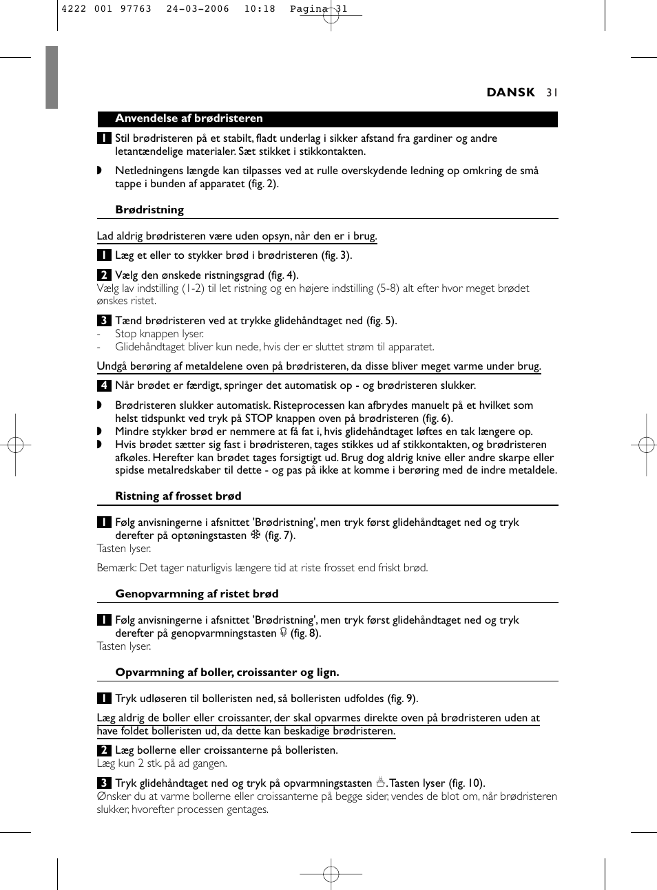 Philips Grille-pain User Manual | Page 31 / 44