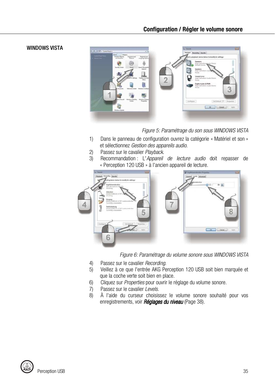 AKG Acoustics PERCEPTION 120 User Manual | Page 35 / 85