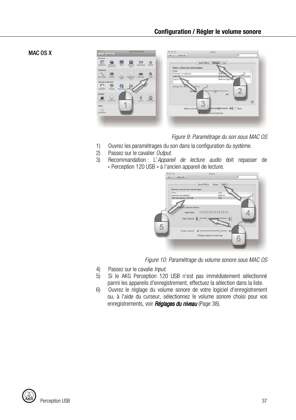 AKG Acoustics PERCEPTION 120 User Manual | Page 37 / 85