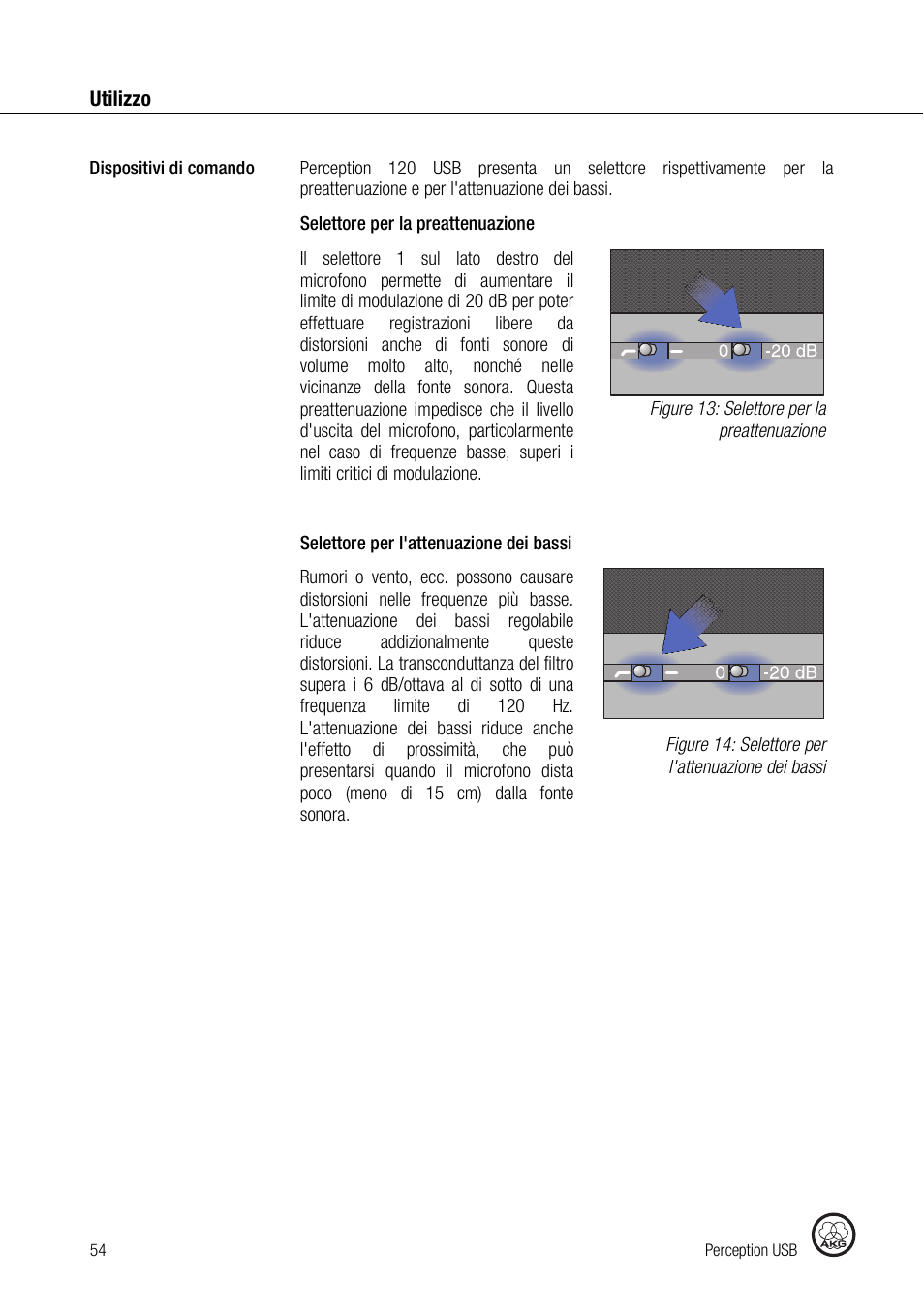 AKG Acoustics PERCEPTION 120 User Manual | Page 54 / 85