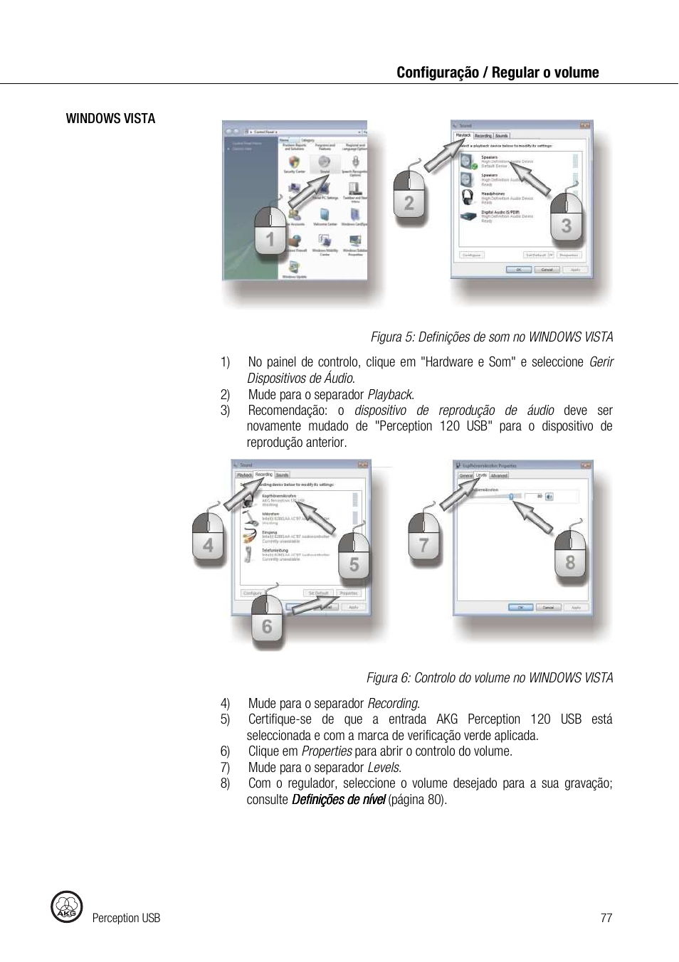 AKG Acoustics PERCEPTION 120 User Manual | Page 77 / 85