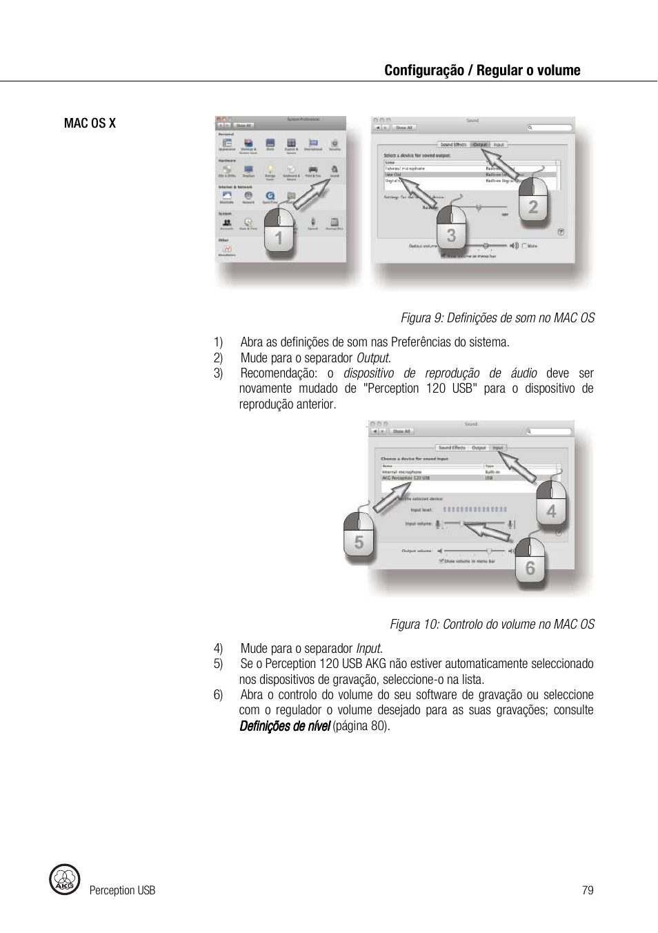 AKG Acoustics PERCEPTION 120 User Manual | Page 79 / 85