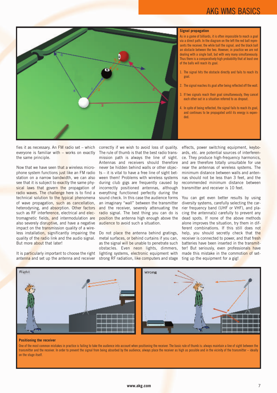 Akg wms basics | AKG Acoustics WMS 4000 User Manual | Page 7 / 81