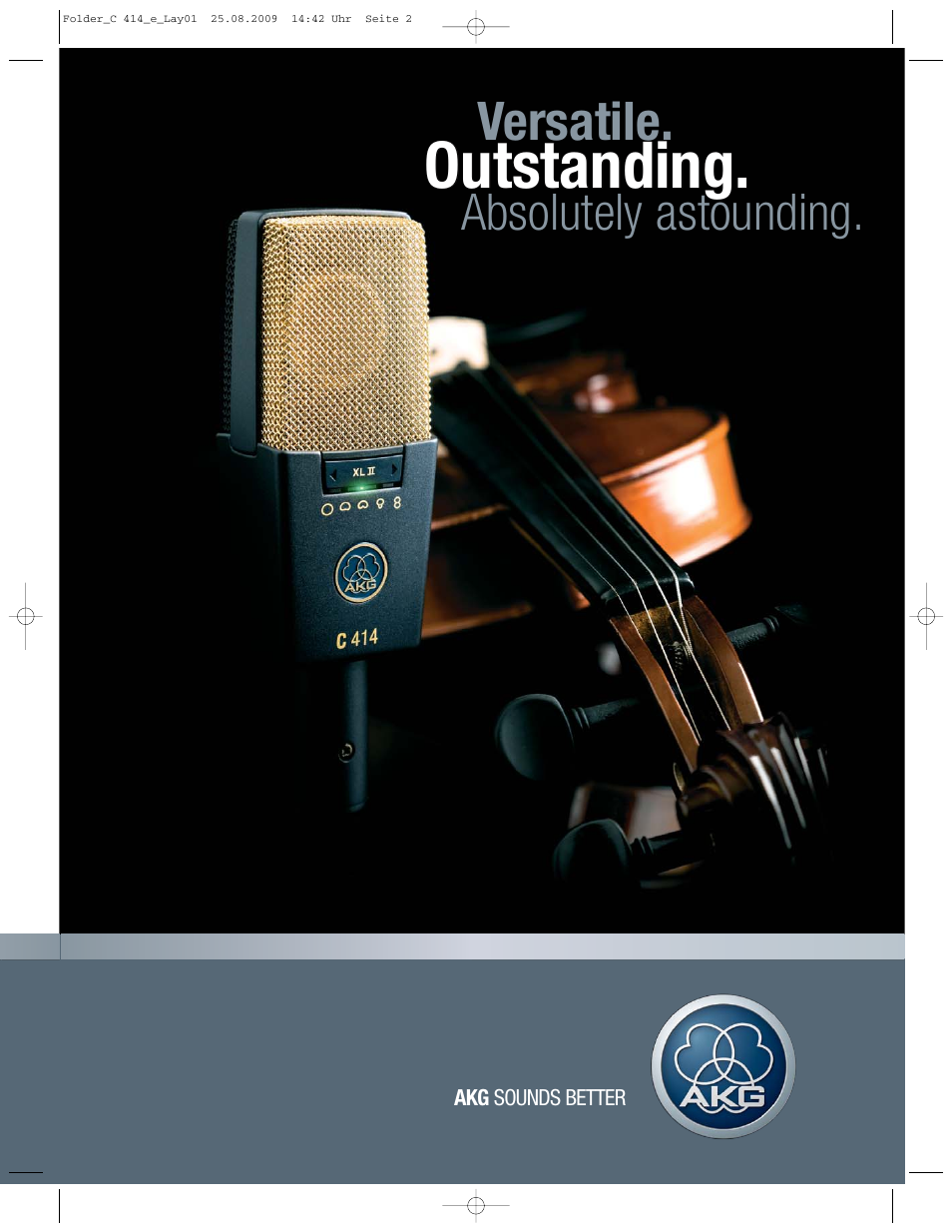 AKG Acoustics C 414 User Manual | 12 pages