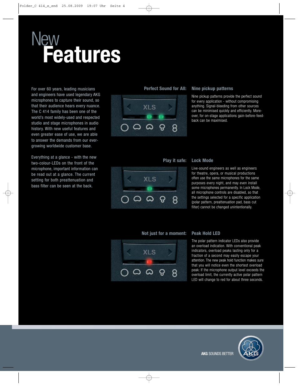 AKG Acoustics C 414 User Manual | Page 3 / 12