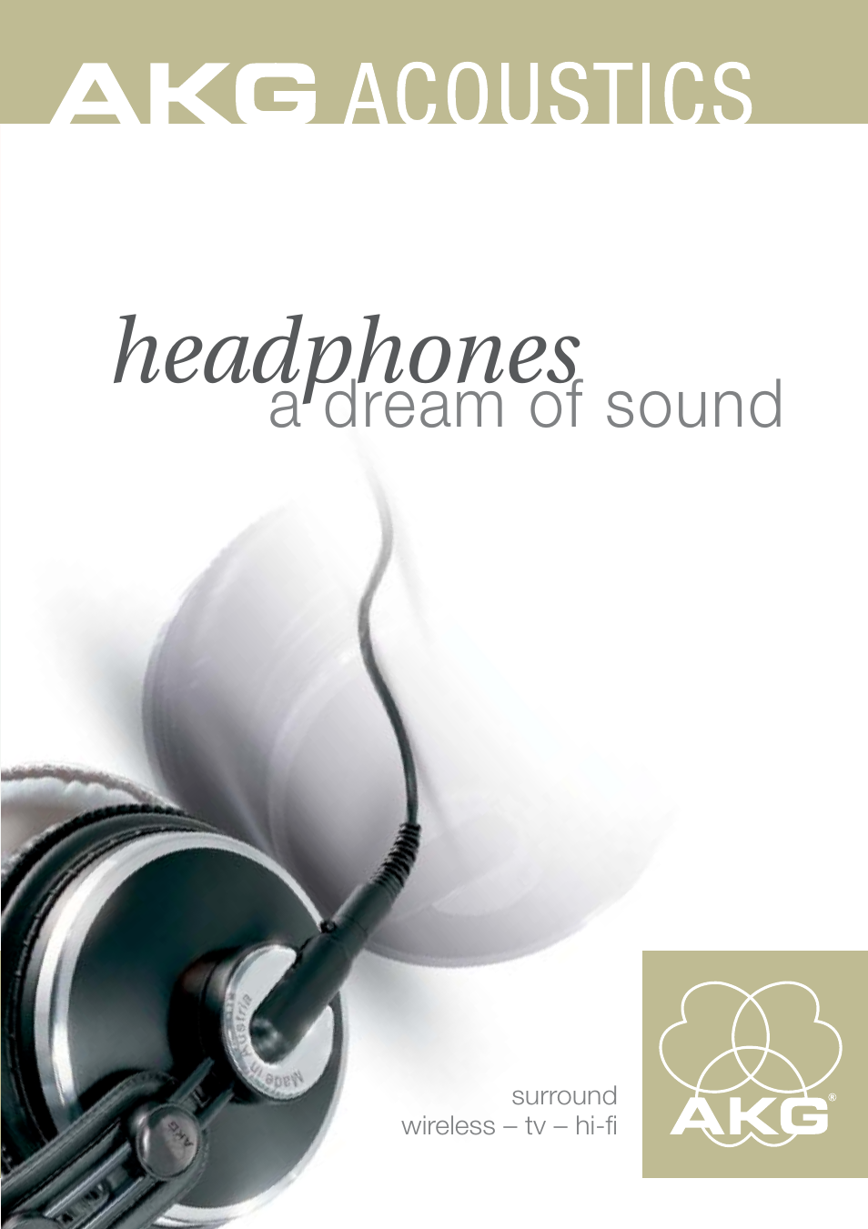 AKG Acoustics surround headphones User Manual | 32 pages