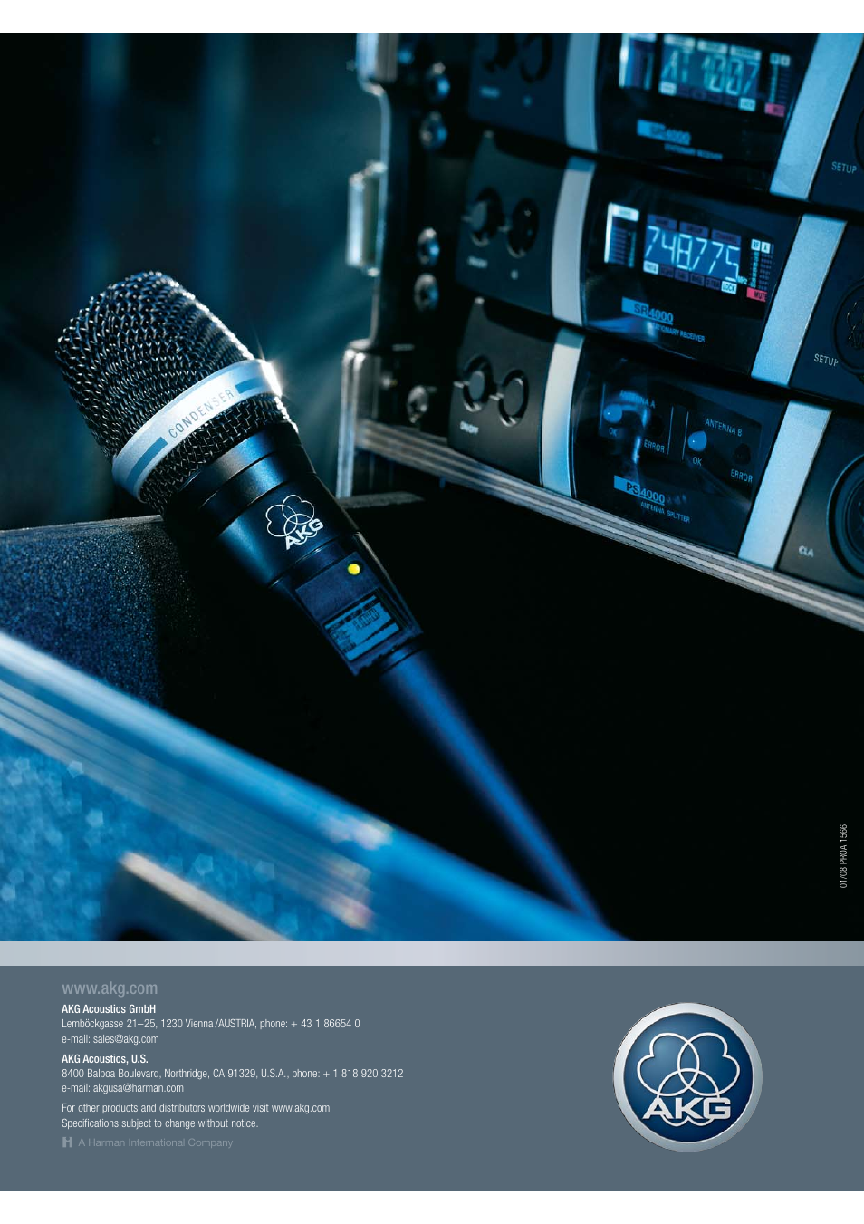 AKG Acoustics Perception 420 User Manual | Page 12 / 12
