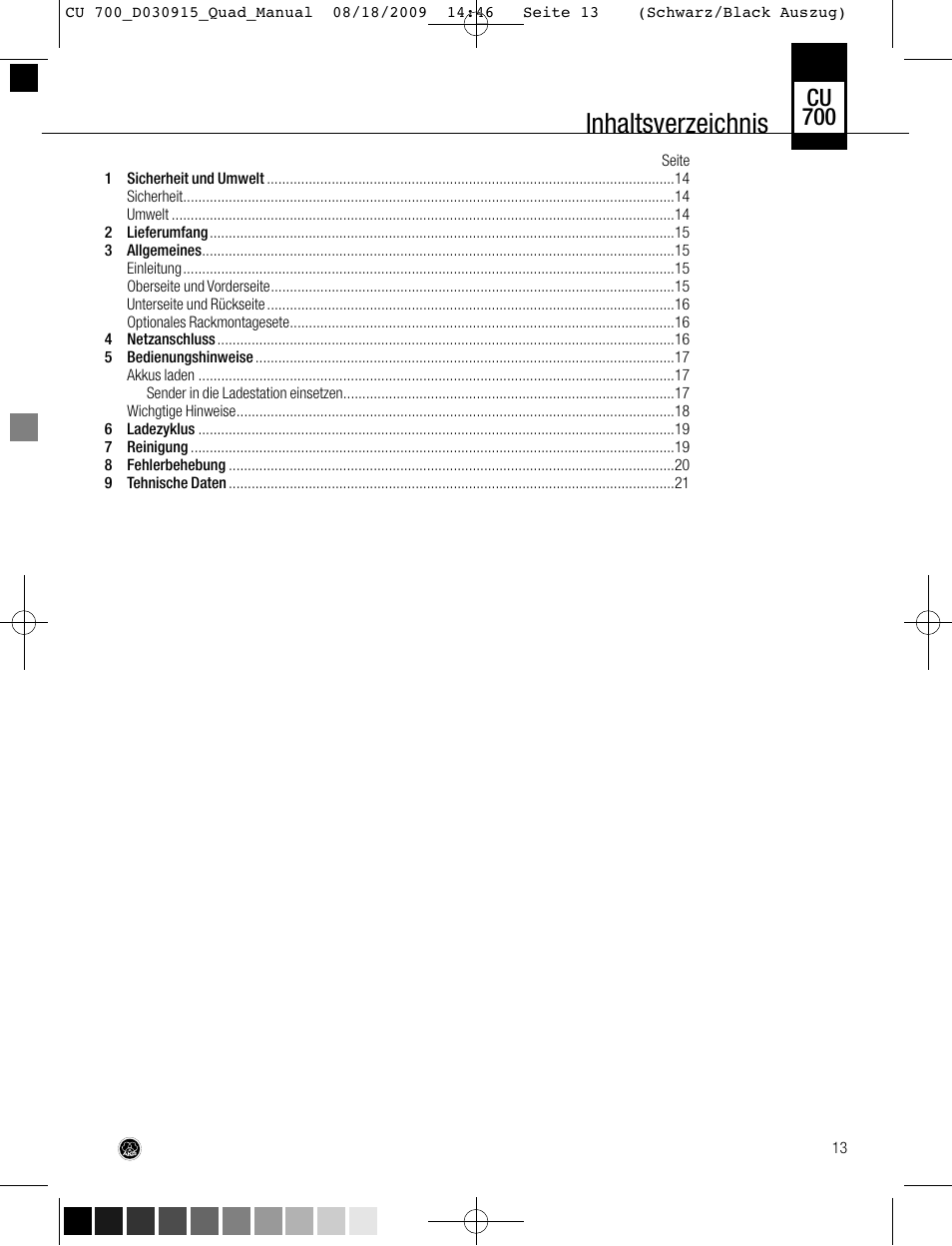 AKG Acoustics CU700 User Manual | Page 13 / 44