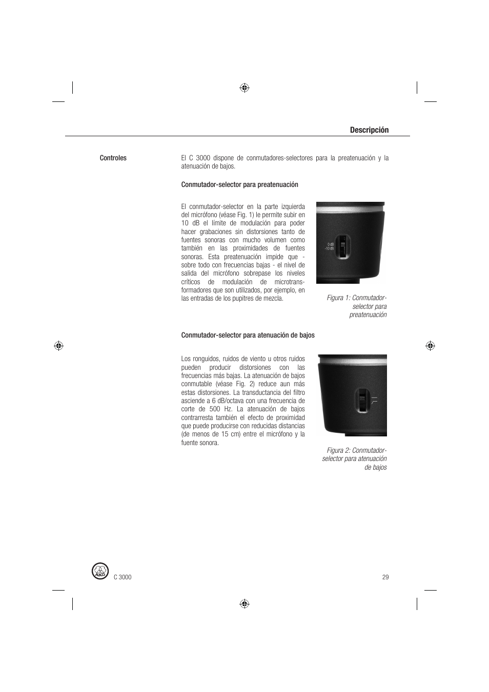 AKG Acoustics C 3000 User Manual | Page 29 / 38