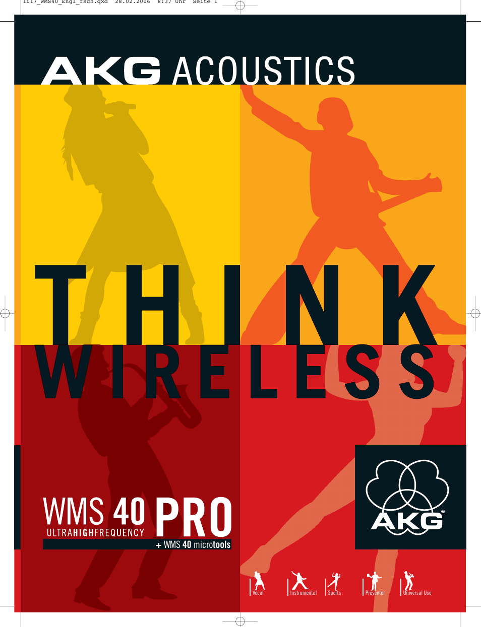 AKG Acoustics WMS 40 PRO User Manual | 16 pages