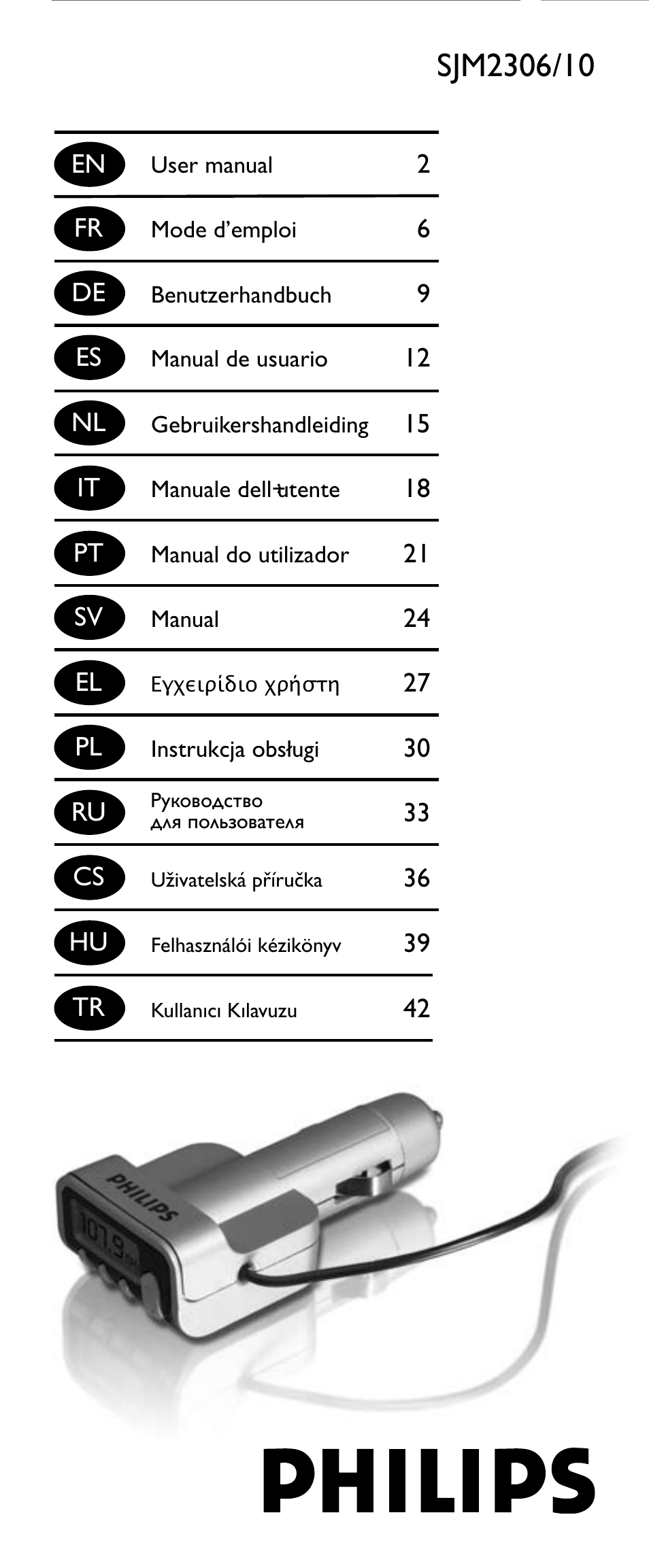 Philips Émetteur FM numérique User Manual | 48 pages