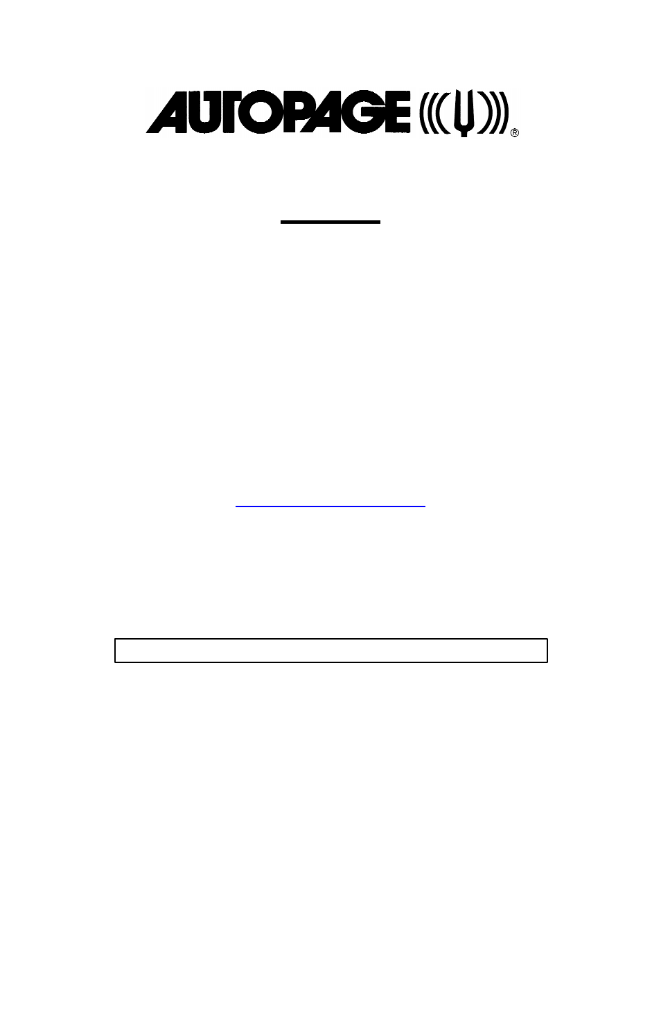 Auto Page RS-662 User Manual | 13 pages