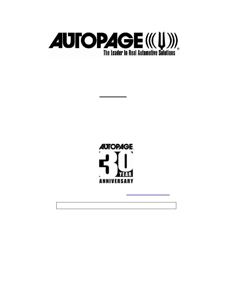 Auto Page RF-350 User Manual | 16 pages