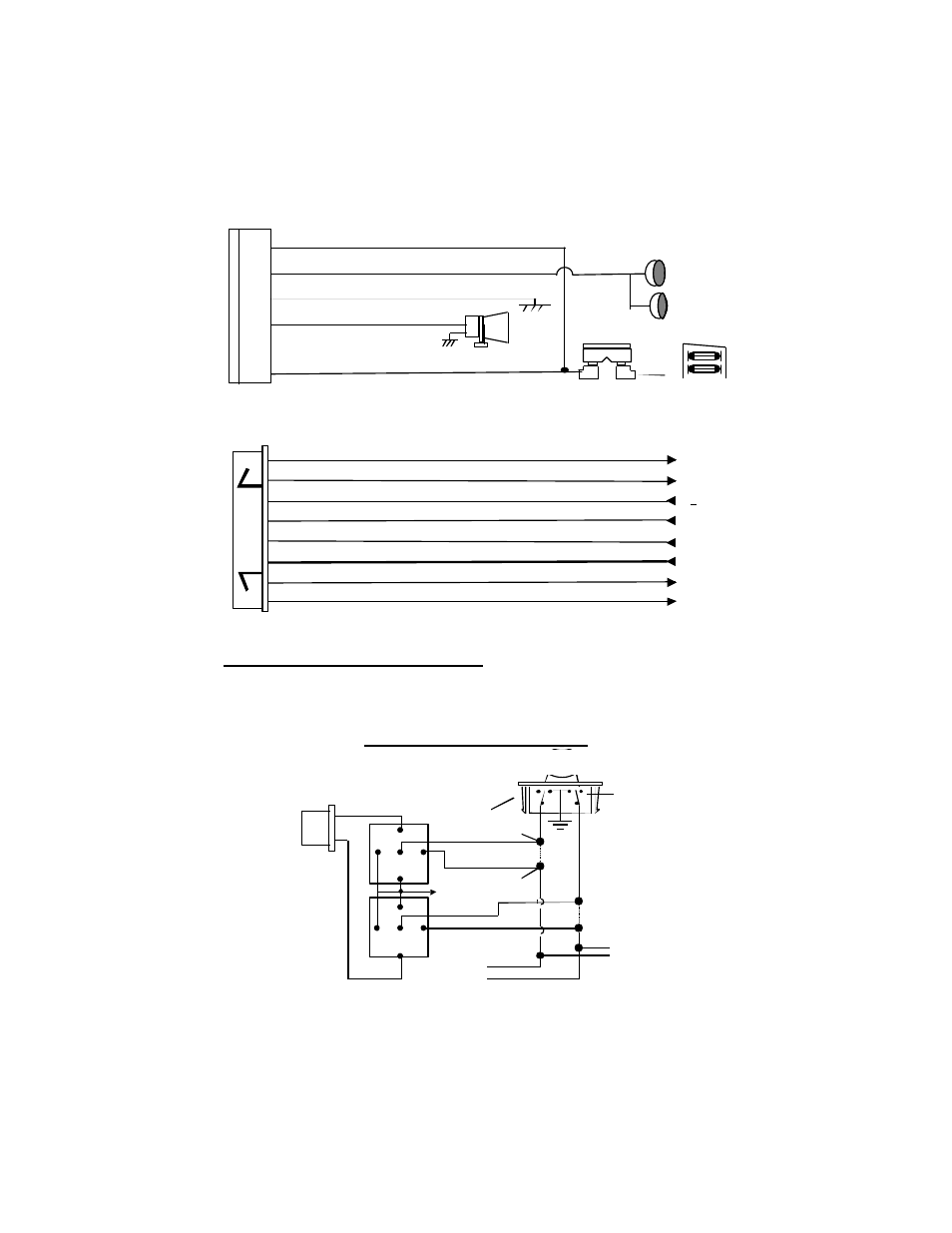 Door lock diagrams, H1: main 5 pin wire harness | Auto Page RF-350 User Manual | Page 3 / 16