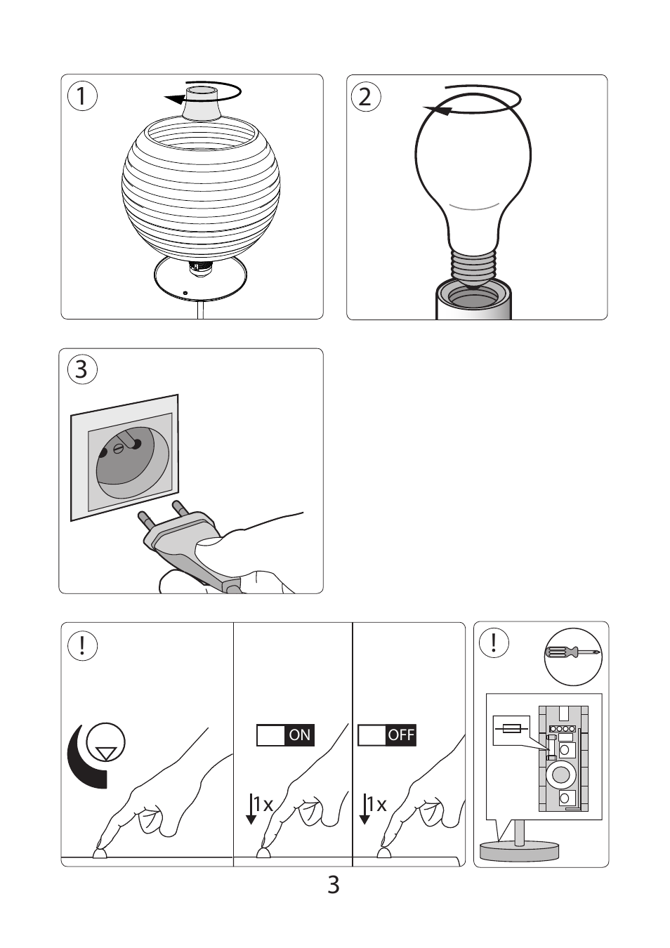 Philips InStyle Lampe de table User Manual | Page 3 / 4