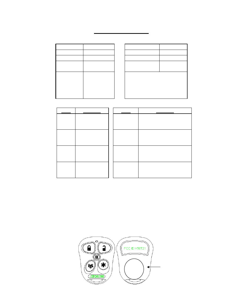 Alarm indicators | Auto Page RF-225 User Manual | Page 6 / 8