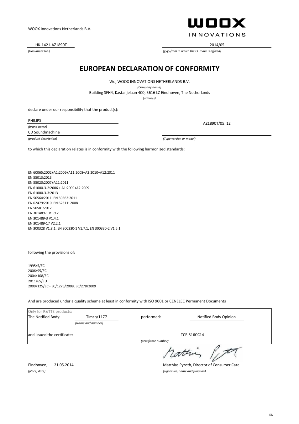 Philips Lecteur de CD User Manual | 21 pages