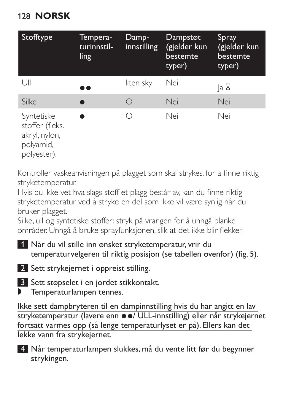 Philips 1900 series Fer vapeur User Manual | Page 128 / 176