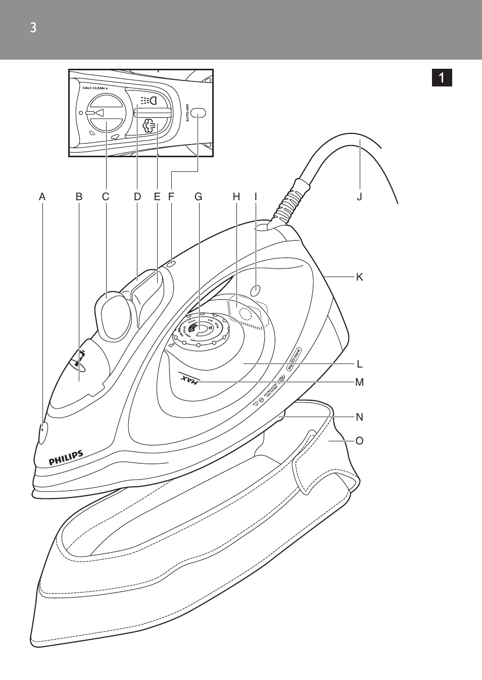 Philips 1900 series Fer vapeur User Manual | Page 3 / 176