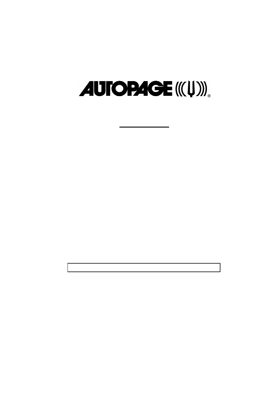 Auto Page RS-860 lcd User Manual | 28 pages