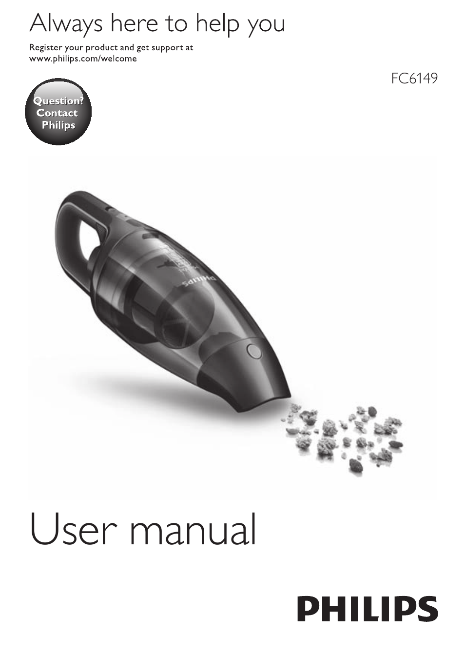 Philips MiniVac Aspirateur à main User Manual | 148 pages