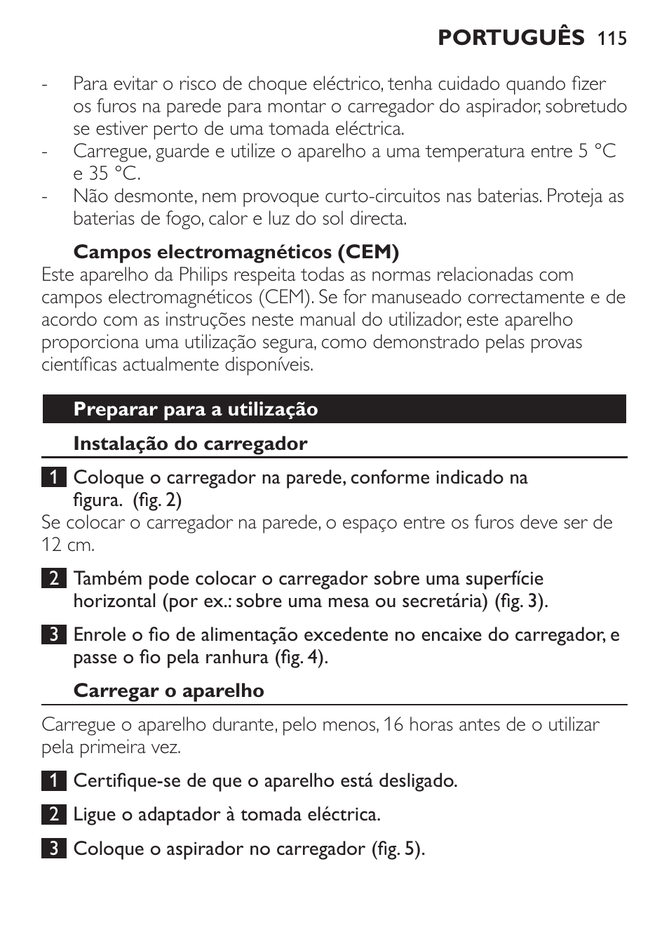 Philips MiniVac Aspirateur à main User Manual | Page 115 / 148