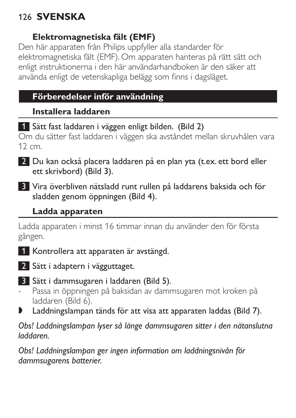 Philips MiniVac Aspirateur à main User Manual | Page 126 / 148