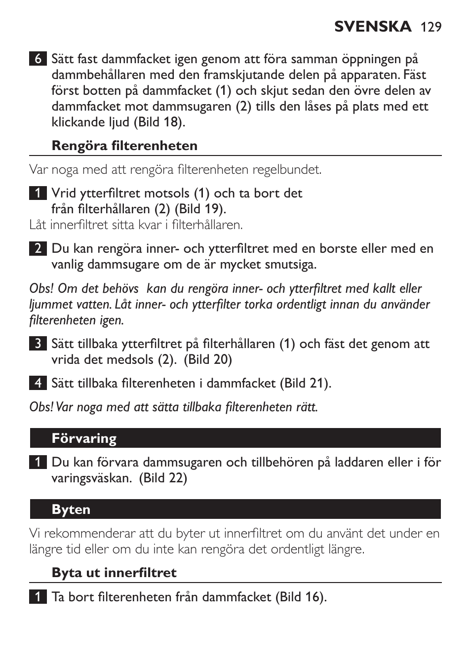 Philips MiniVac Aspirateur à main User Manual | Page 129 / 148