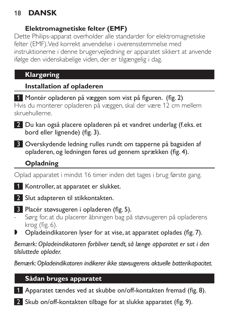 Philips MiniVac Aspirateur à main User Manual | Page 18 / 148