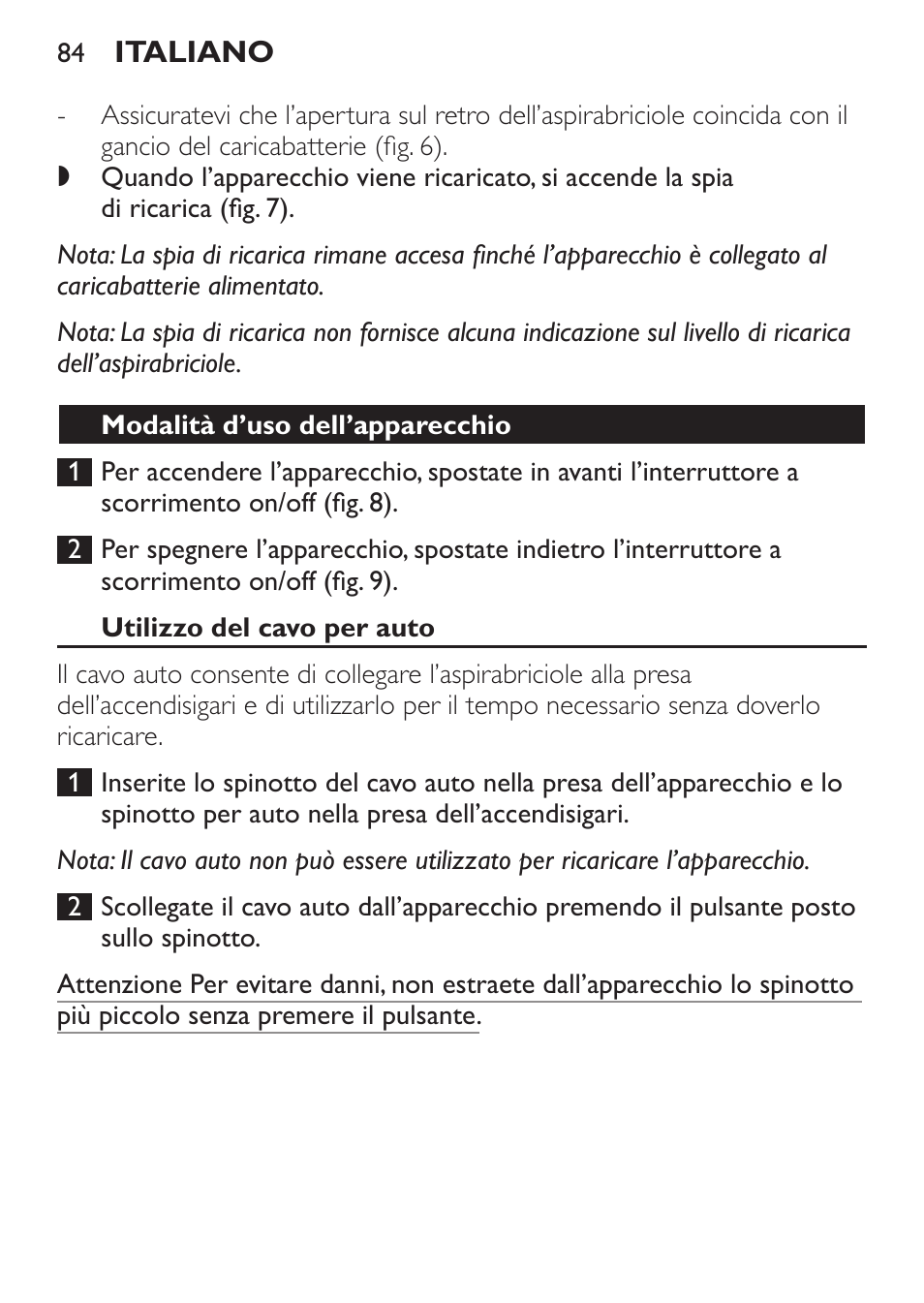 Philips MiniVac Aspirateur à main User Manual | Page 84 / 148