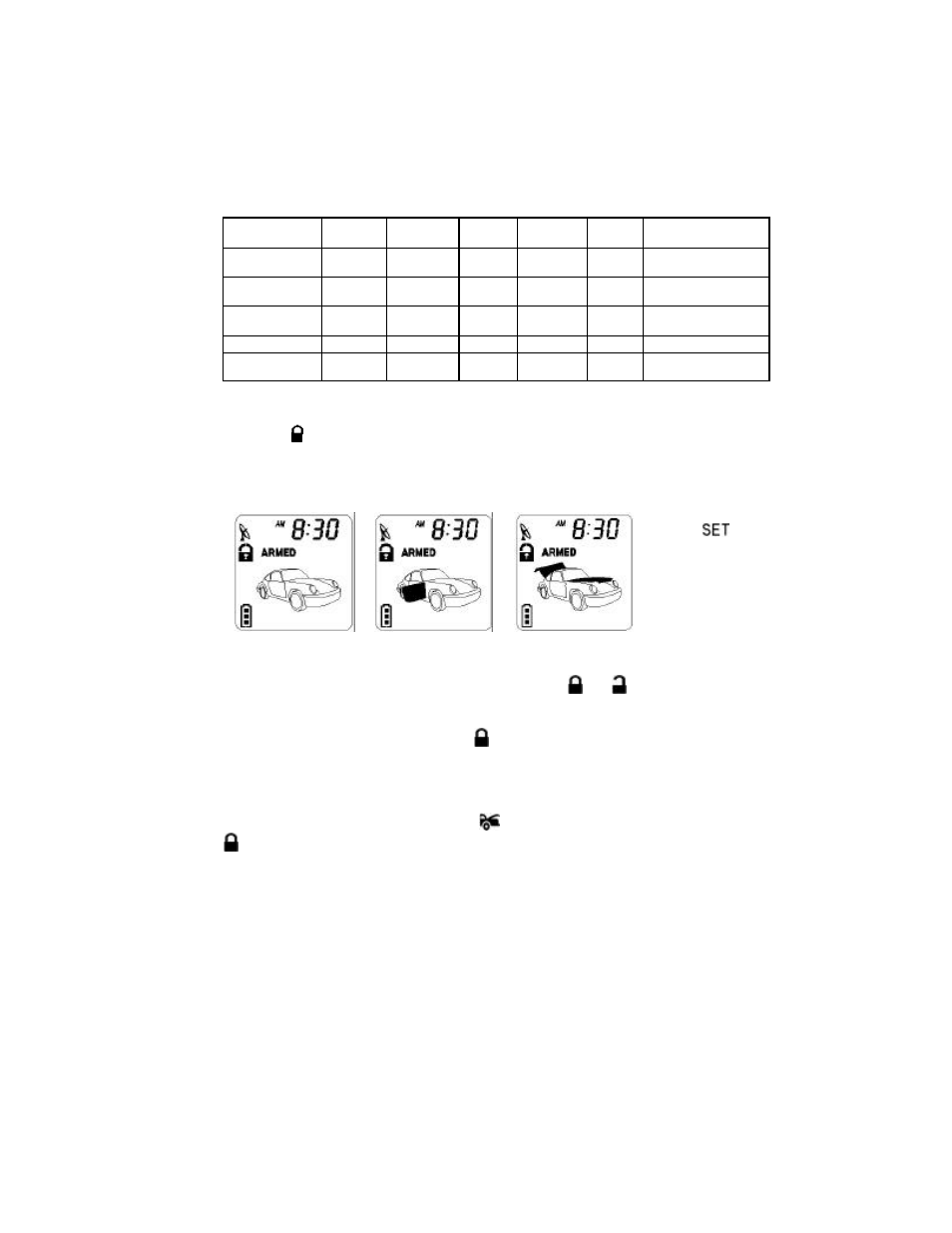 6 alarm operating condition | Auto Page RF-520LCD User Manual | Page 6 / 19