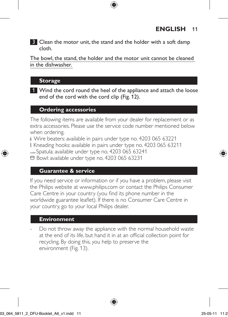 Philips Standmixer User Manual | Page 11 / 120