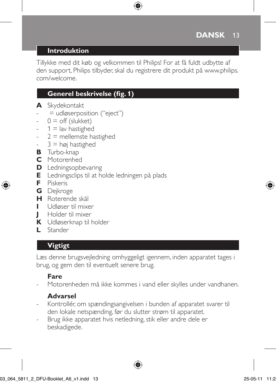 Philips Standmixer User Manual | Page 13 / 120