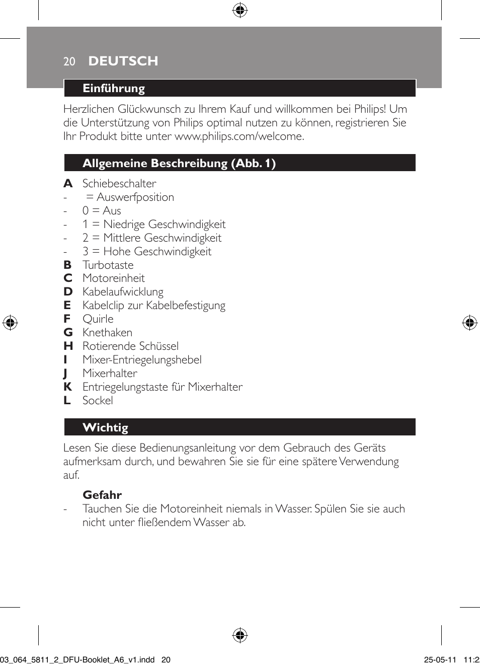 Philips Standmixer User Manual | Page 20 / 120