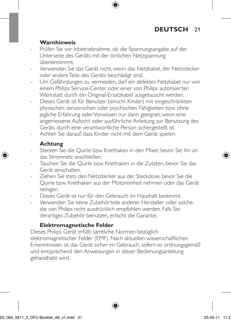 Philips Standmixer User Manual | Page 21 / 120