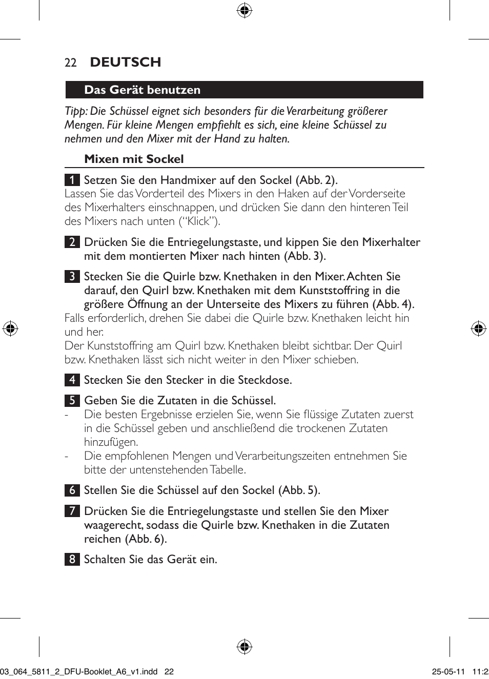 Philips Standmixer User Manual | Page 22 / 120