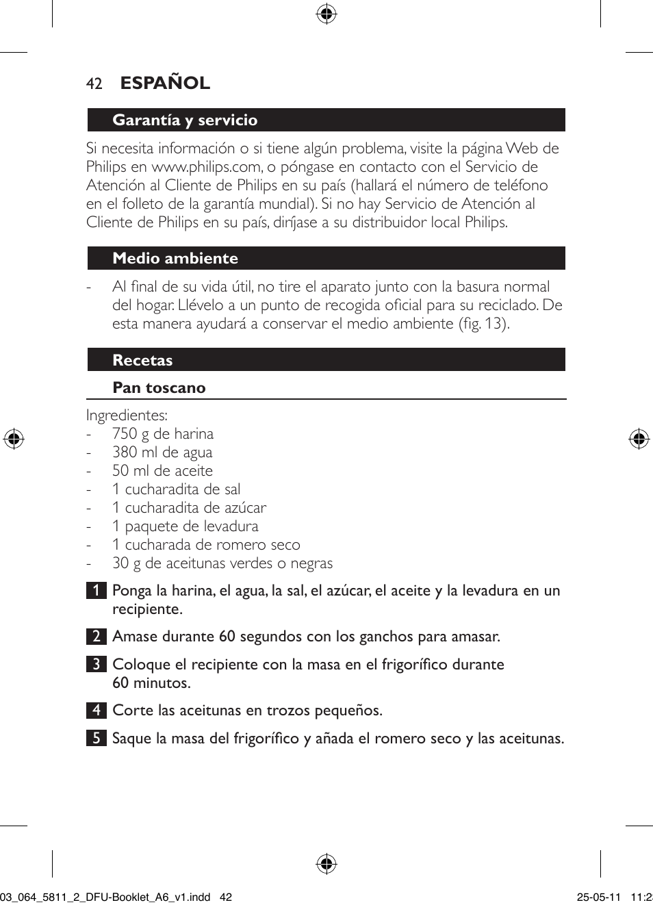 Philips Standmixer User Manual | Page 42 / 120