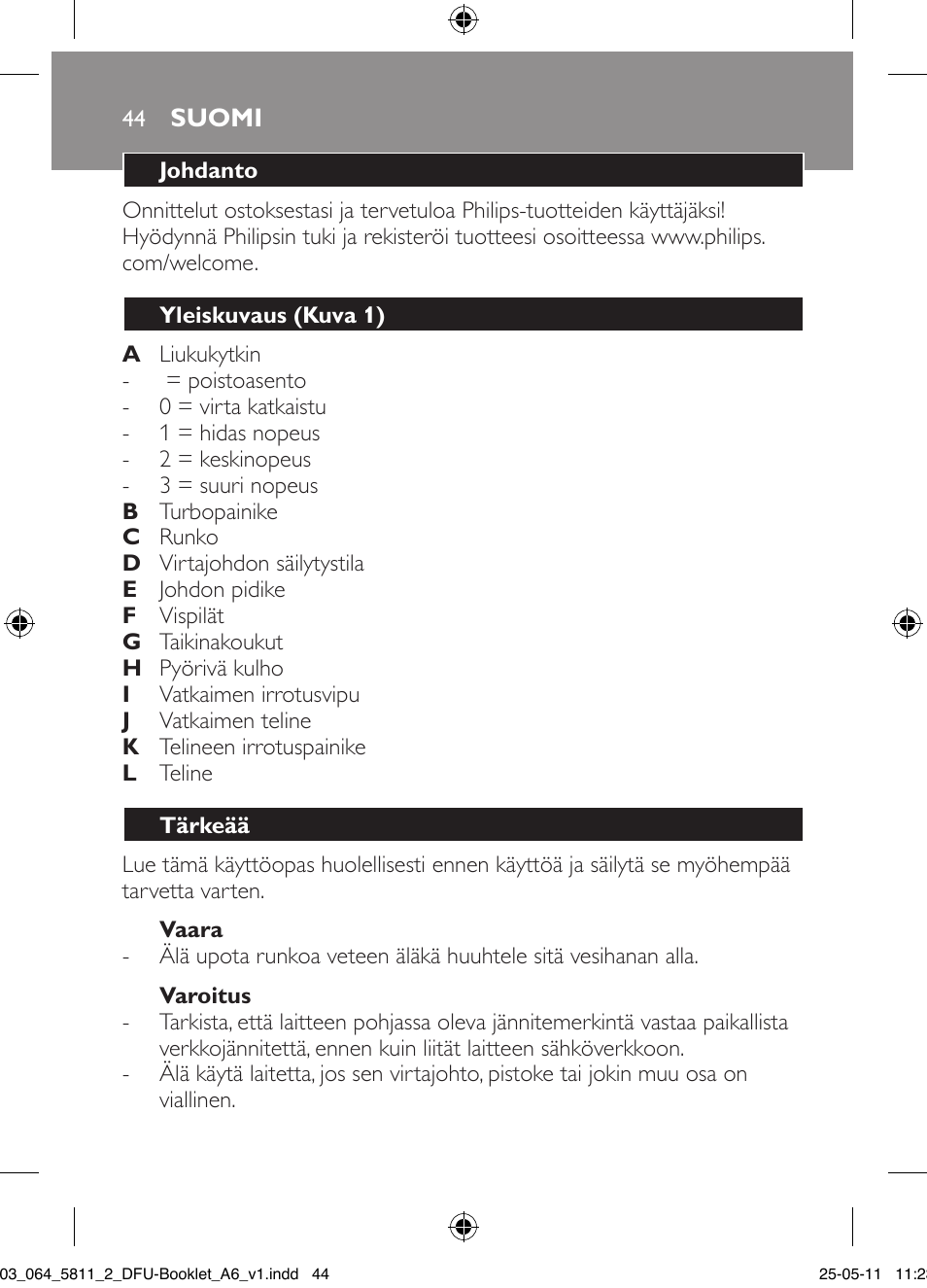 Philips Standmixer User Manual | Page 44 / 120