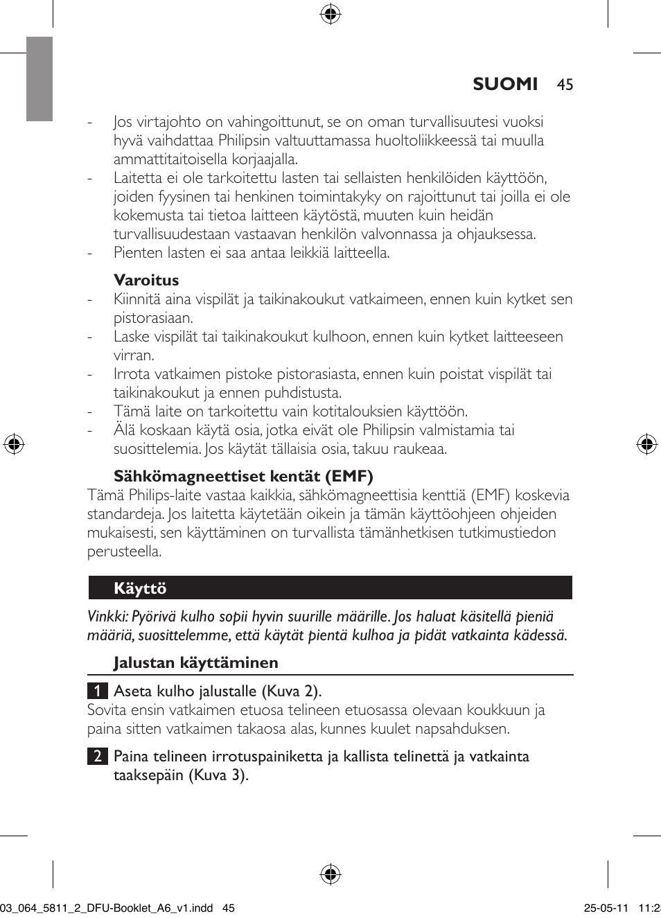 Philips Standmixer User Manual | Page 45 / 120