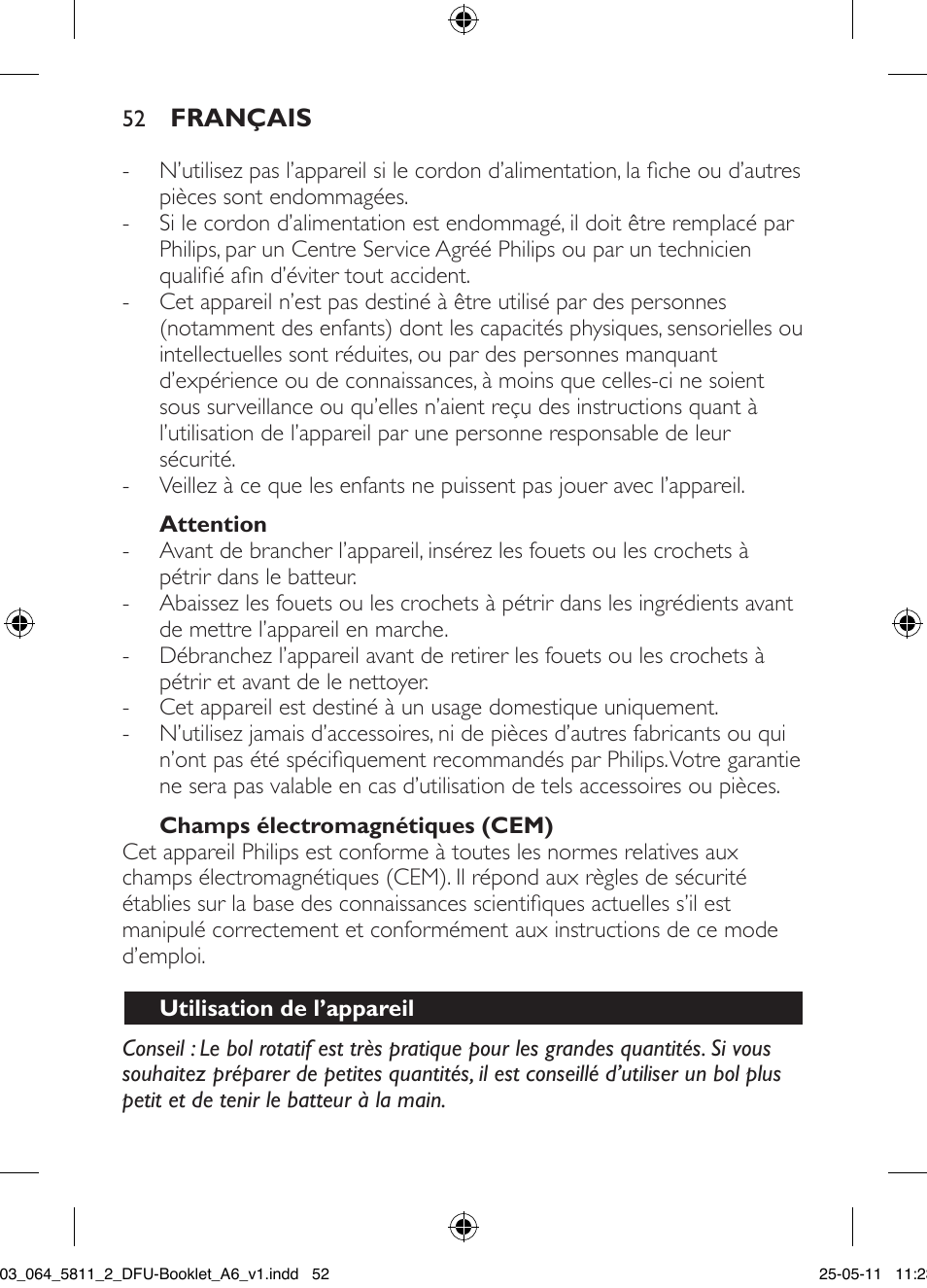 Philips Standmixer User Manual | Page 52 / 120