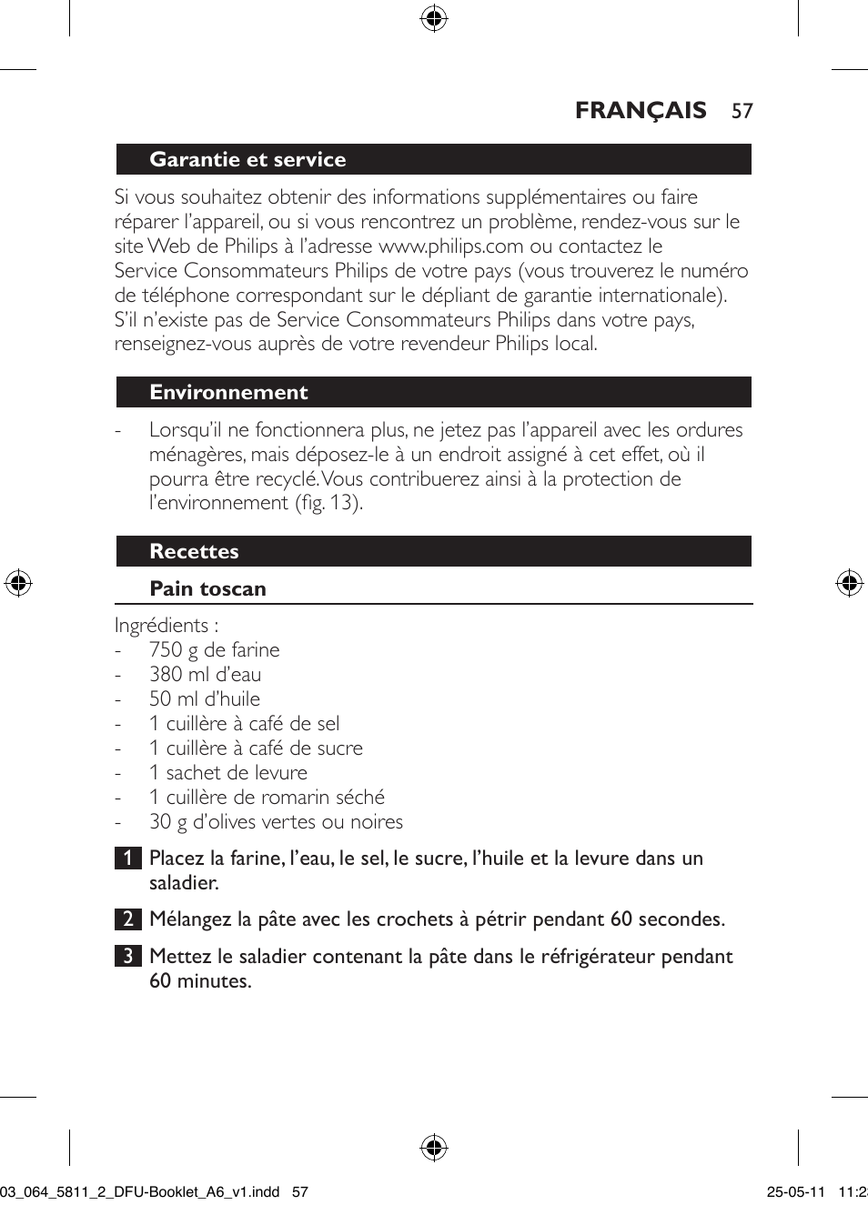 Philips Standmixer User Manual | Page 57 / 120