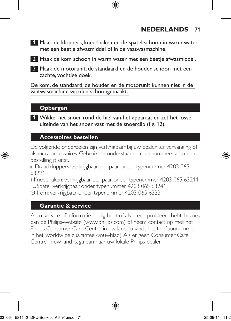 Philips Standmixer User Manual | Page 71 / 120