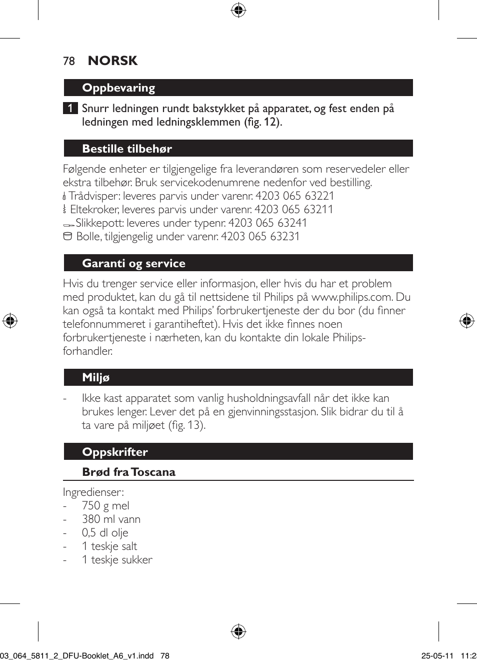 Philips Standmixer User Manual | Page 78 / 120